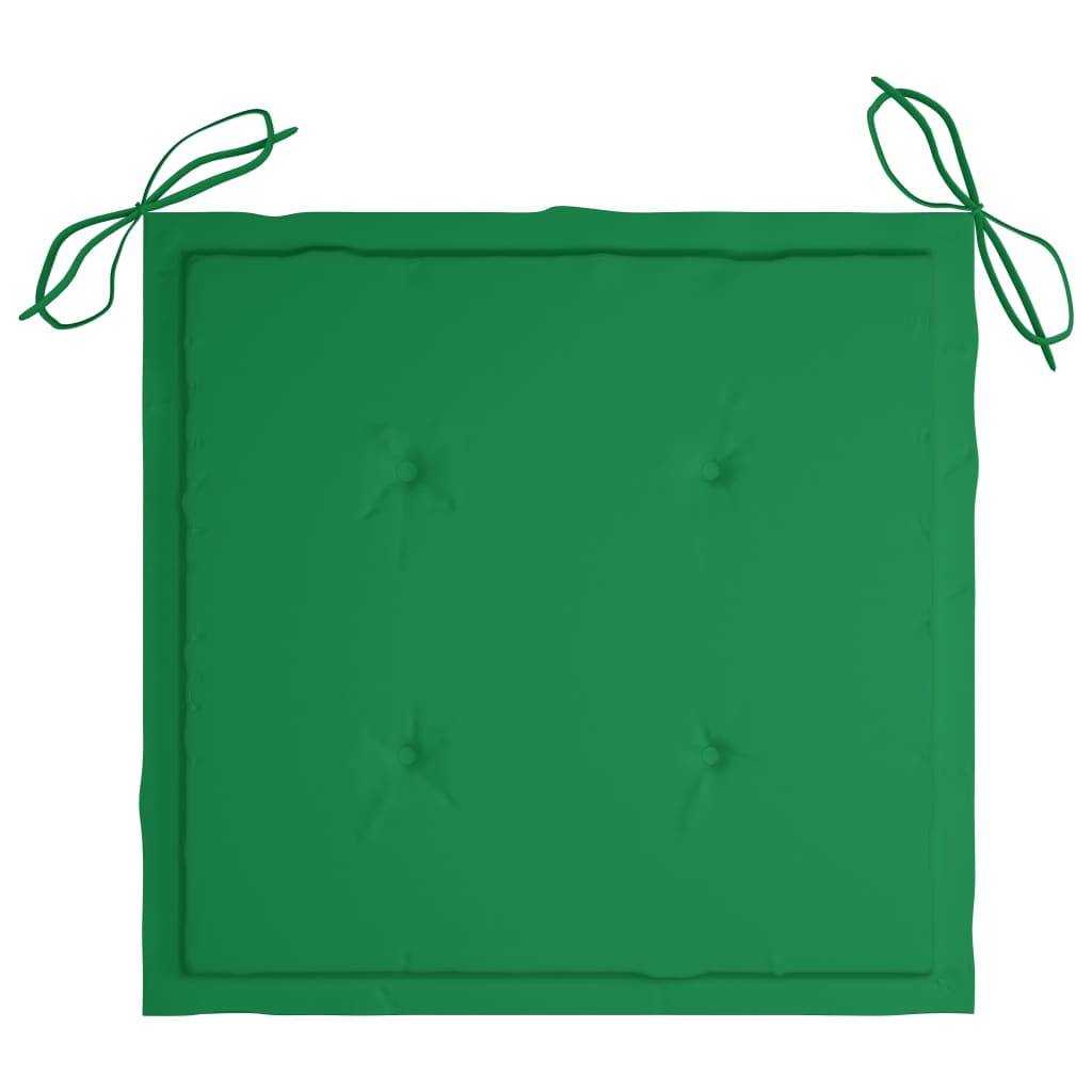 PANGIVO - Chaises de jardin bois teck vert 58 x 60 x 90 cm (lot de 2), Poids :27.41kg - PANGIVO - Image 7