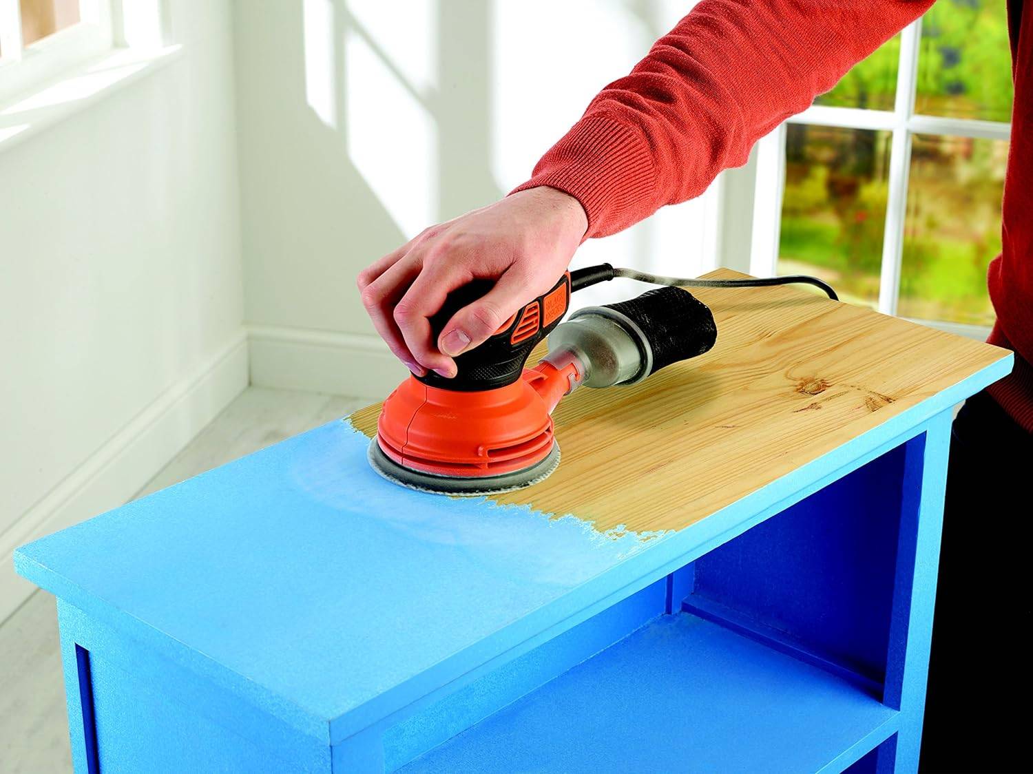 Ponceuse excentrique filaire 240 W Ø 125 mm - BLACK+DECKER - KA199-S - Image 2