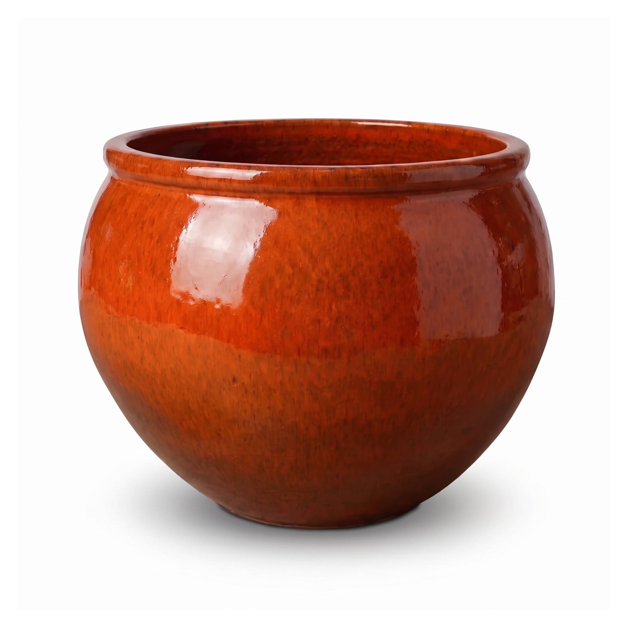 Provencelia - Pot LUTECE 53x43cm orange tropical - Image 1