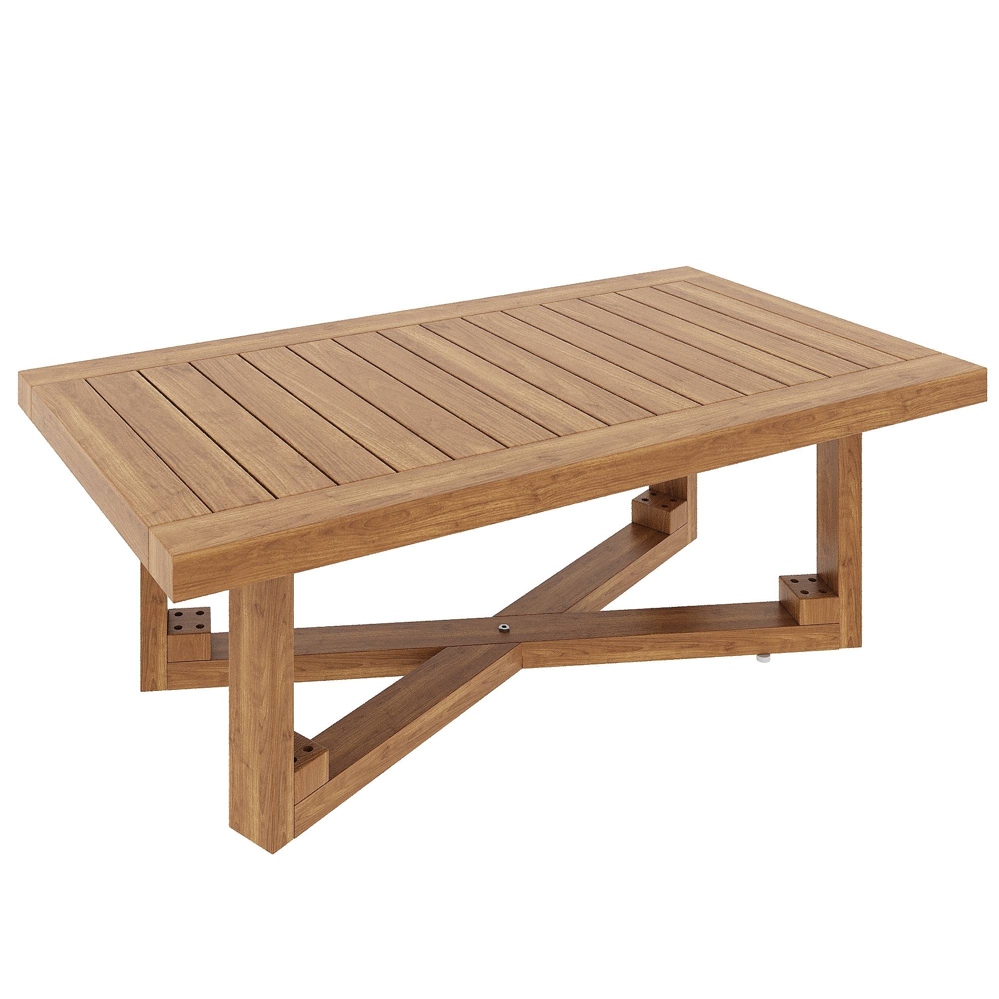Salon de jardin modulable bois acacia extérieur canapé d'angle 6 places gris - ComfortXL Outdoor Living - Image 7