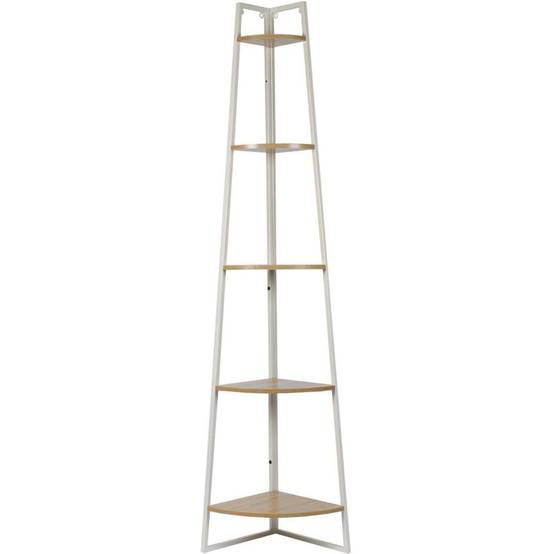 The Home Deco Factory - Etagère d'angle 5 niveaux en bois et métal - Image 1