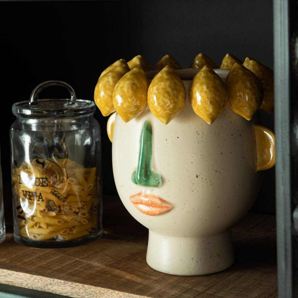 Amadeus - Vase visage citron petit modèle - Image 4