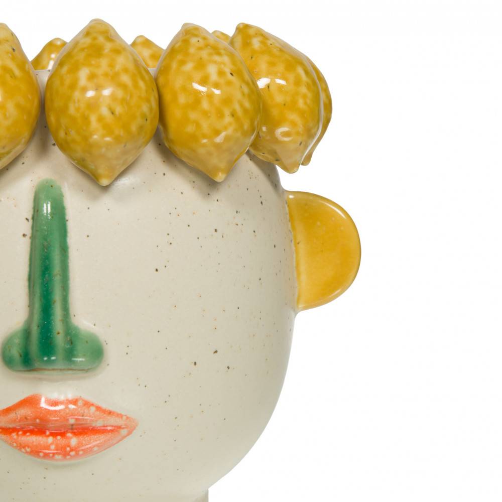 Amadeus - Vase visage citron petit modèle - Image 2