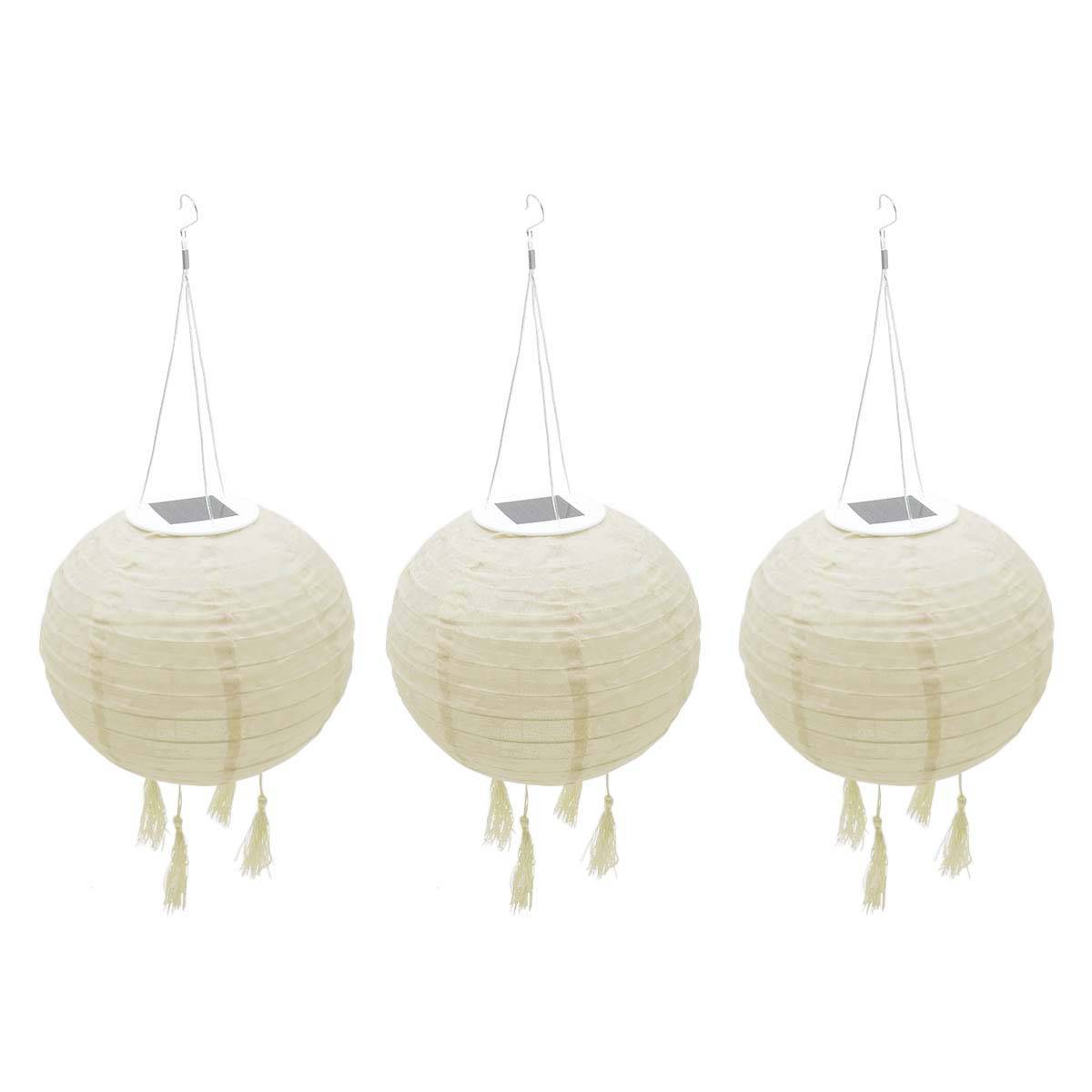 Lumisky - 3 Lampions solaires HIMALAYA D30cm - Imagen 1