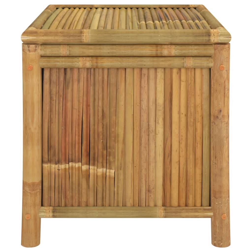 ComfortXL - Boîte de Rangement Bambou Naturel Banc Coffre pour Extérieur et Intérieur Brun 60x52x55 cm – ComfortXL Outdoor Living - Image 4