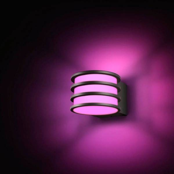 Applique murale - PHILIPS HUE - Lucca - Anthracite - A60 WCA - IP44 - Image 4
