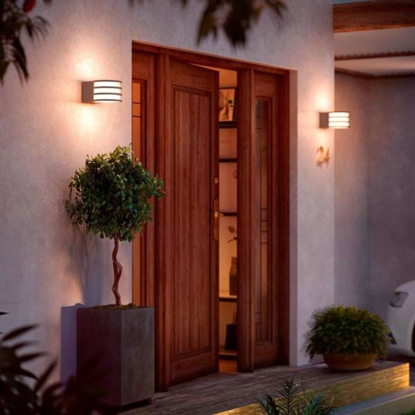Applique murale - PHILIPS HUE - Lucca - Anthracite - A60 WCA - IP44 - Image 3