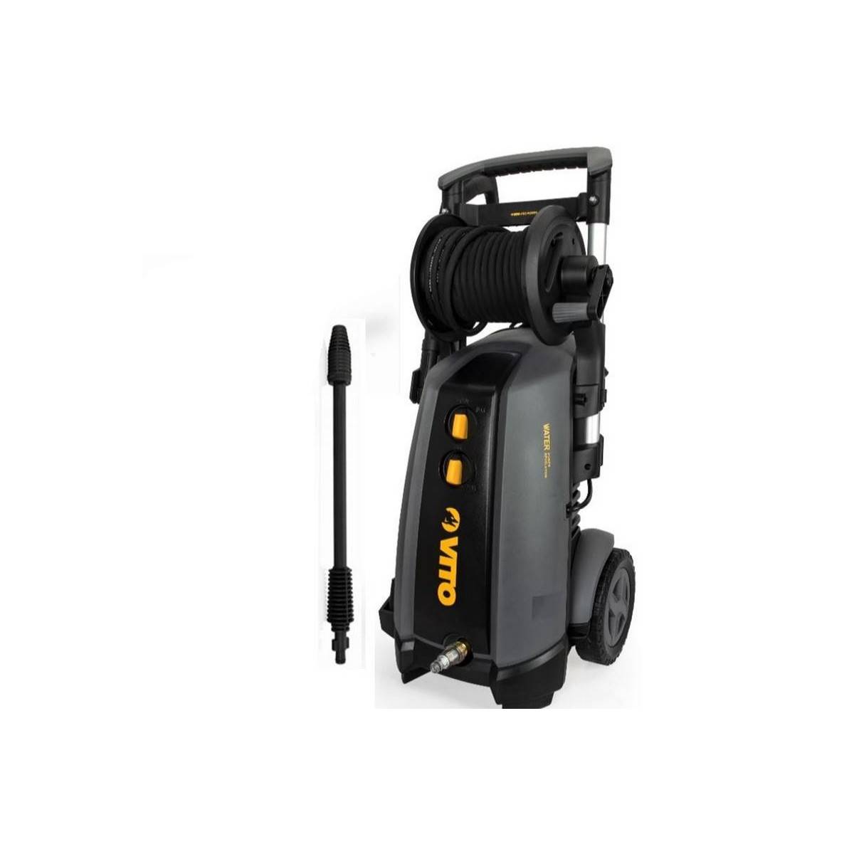 Nettoyeur Haute pression Professionnel 180 bars 3000W Moteur induction Tuyau 8 m Lance turbo Réservoir détergent WR4 VITO - Imagen 1