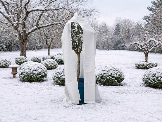 Nature - Housse d'hivernage 70 g/m² Ø 2,00 x 2,50 m blanc - Nature - Image 3