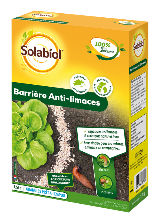 Solabiol - BARRIERE ANTI-LIMACES 1,5 KG