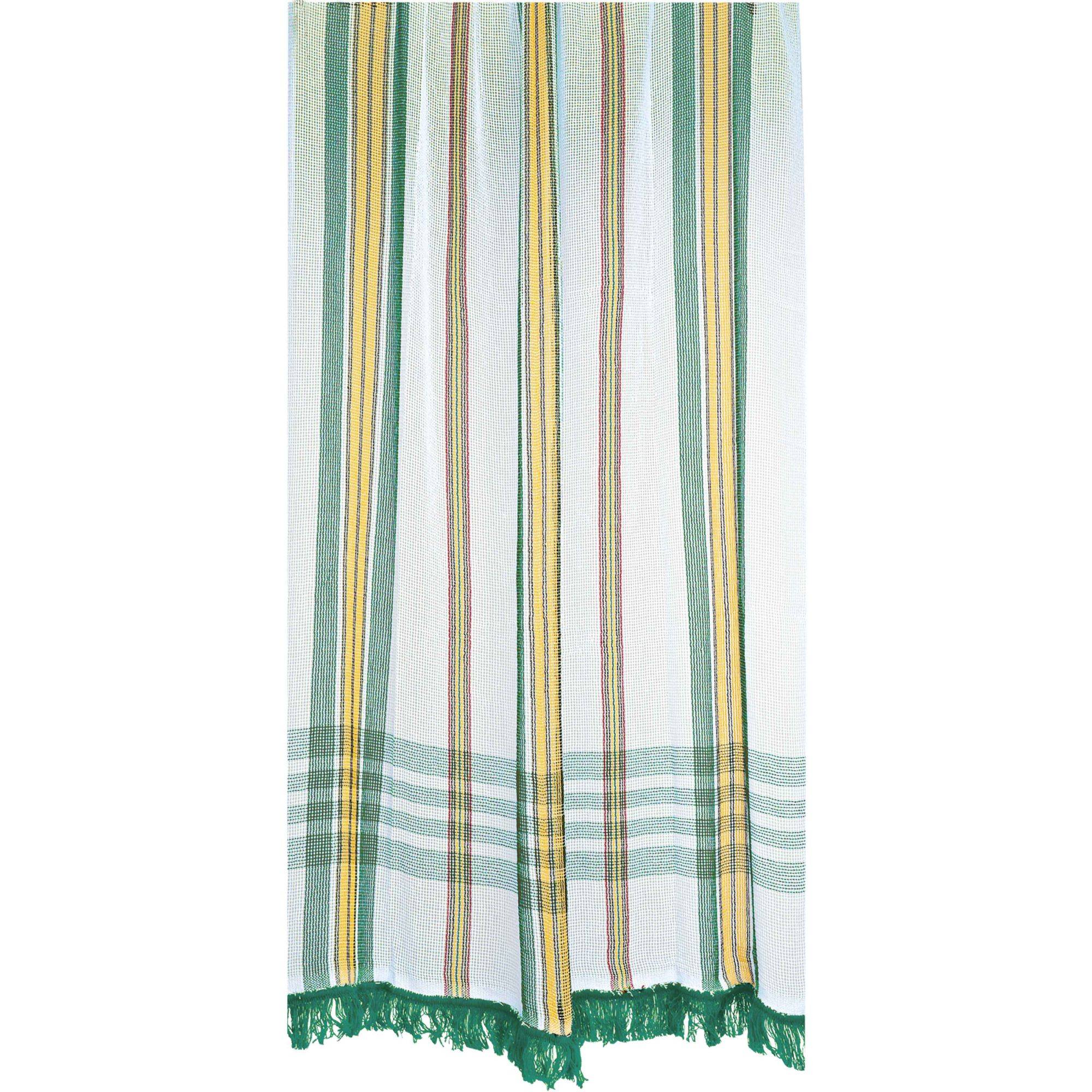 Rideau marseillais tissé - Vert (225 x 140 cm) - Image 1