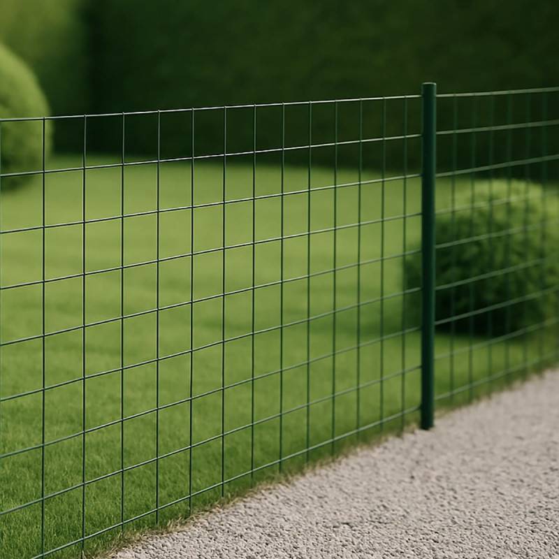 Grillage en rouleau acier galvanisé maille 100x100 mm H1m00 x L20 m - Vert - Hauteur 1m00 - Easy Clôture - Image 5