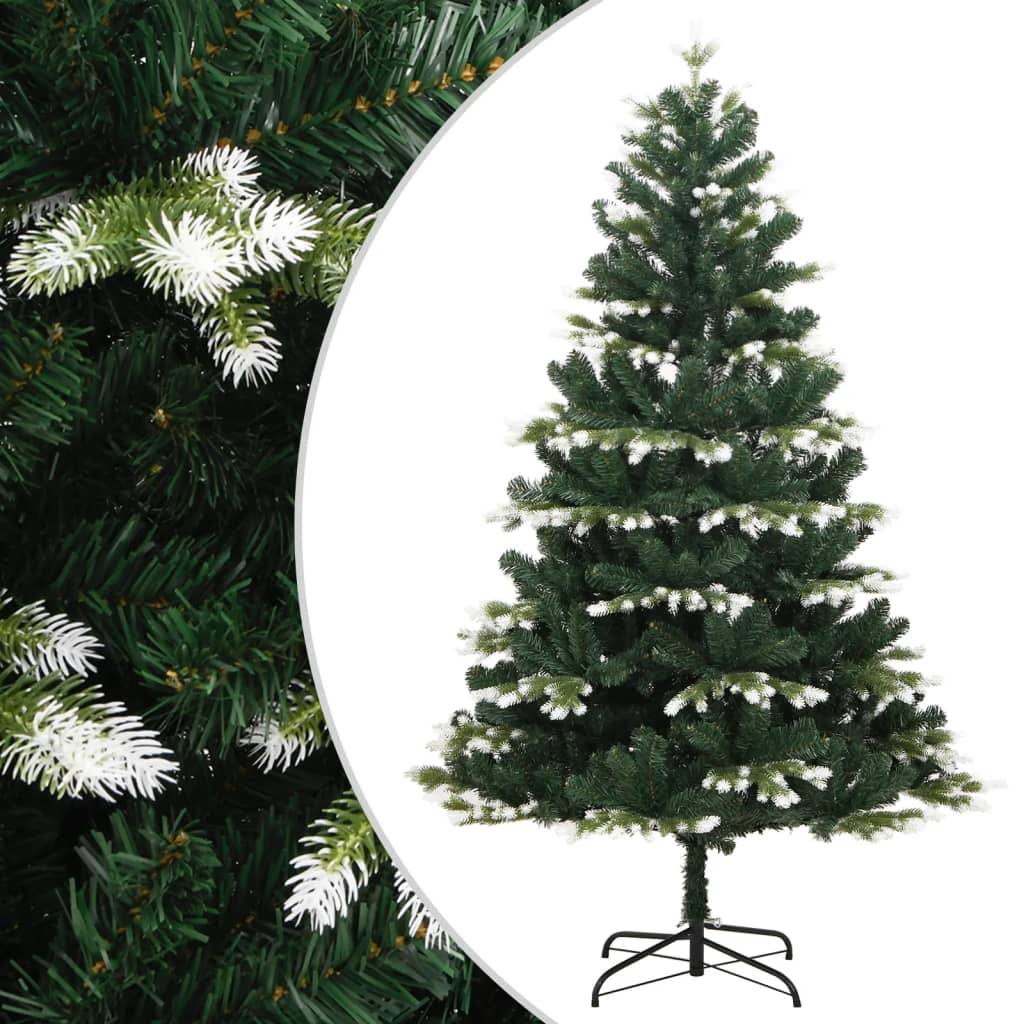Vidaxl - Sapin de Noël artificiel à charnières avec neige floquée 180 cm vidaXL 356757 - Image 1