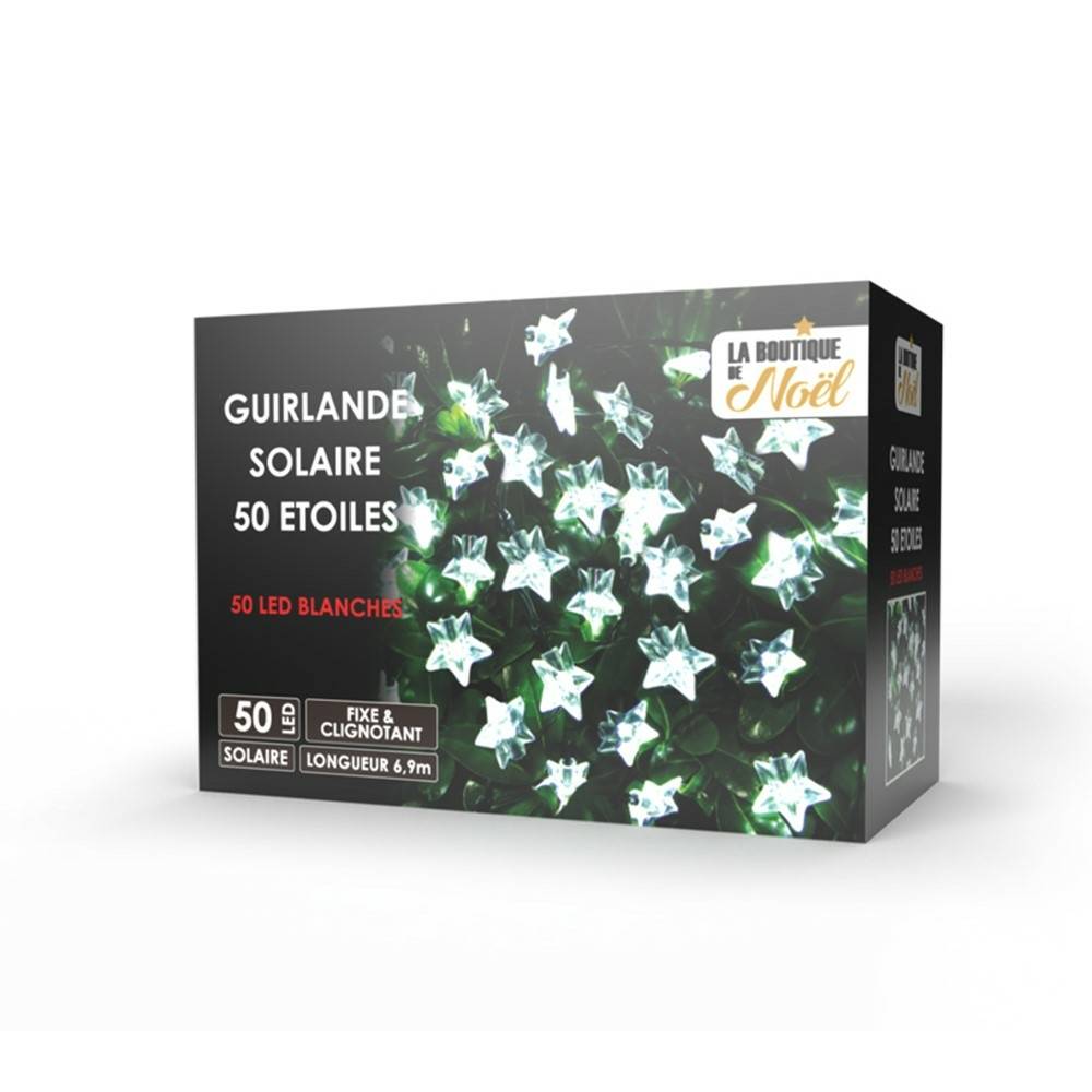 Guirlande solaire à LED forme "étoiles" - Imagen 2
