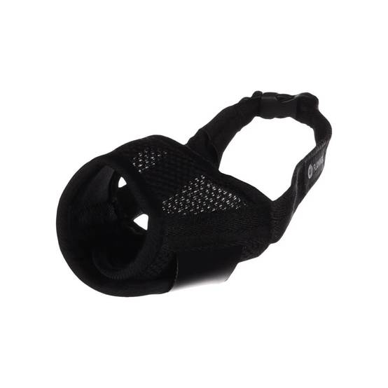 Muselière noir en nylon doux taille S pour chien - Imagen 1