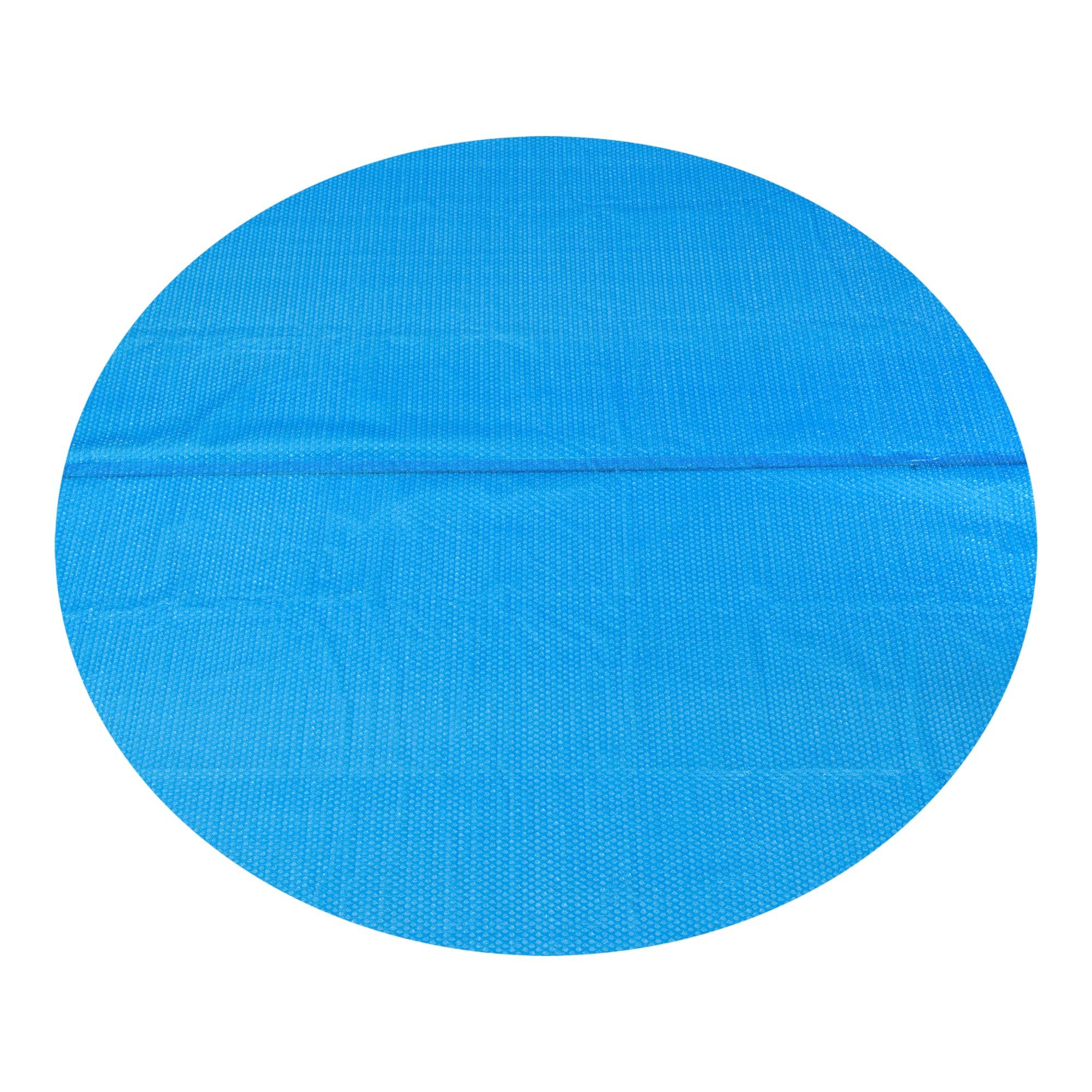 Helloshop26 - Bâche solaire de piscine ronde diamètre 305 cm polyéthylène bleu - Imagen 1