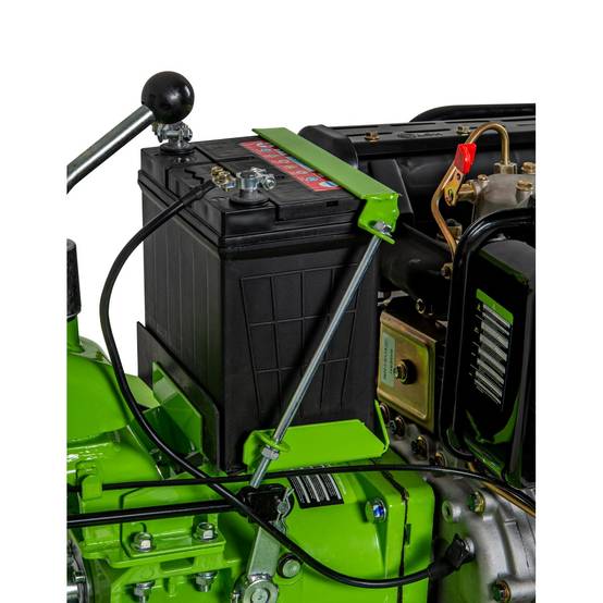 Motoculteur thermique diesel 12CV 4T Transmission directe Fraises et Butteur double VITO - Imagen 9