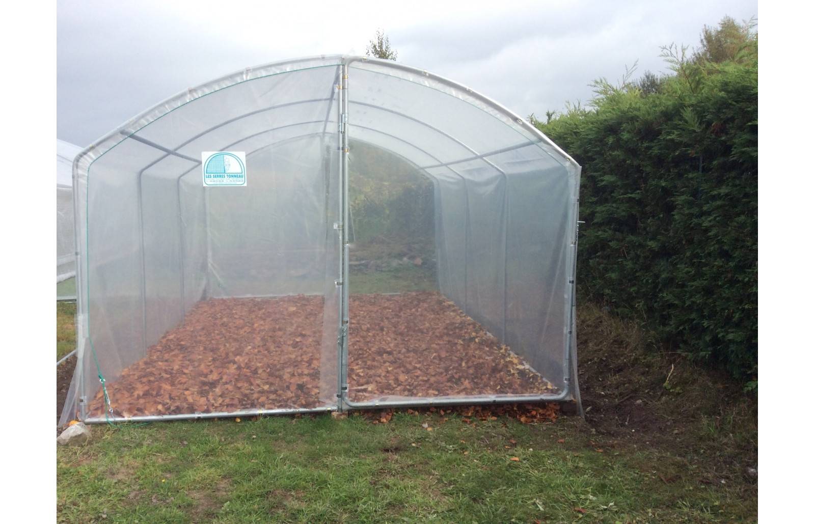 Serre tunnel de jardin - 22,5m² -  3 x 7,5 m - pieds droits - haute résistance à petit prix - LES SERRES TONNEAU - Image 9