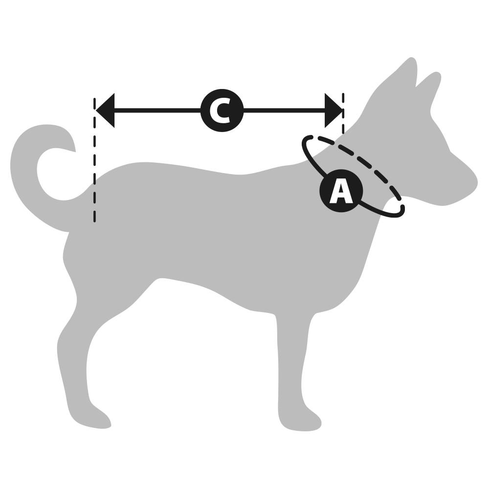 Ferplast - Manteau pour Chiens Rembourré Coupe-vent Imperméable TECHNO 43, Réfléchissant, Collier intégré - Imagen 2