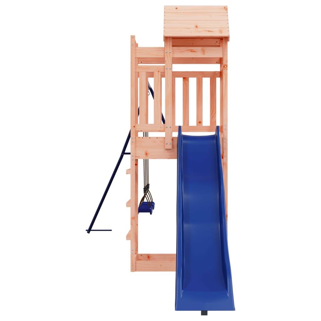 Helloshop26 - Aire de jeux d'extérieur balançoires toboggan portiques robuste jeux jardin 492 x 185 x 238 cm bois massif de douglas - Imagen 5