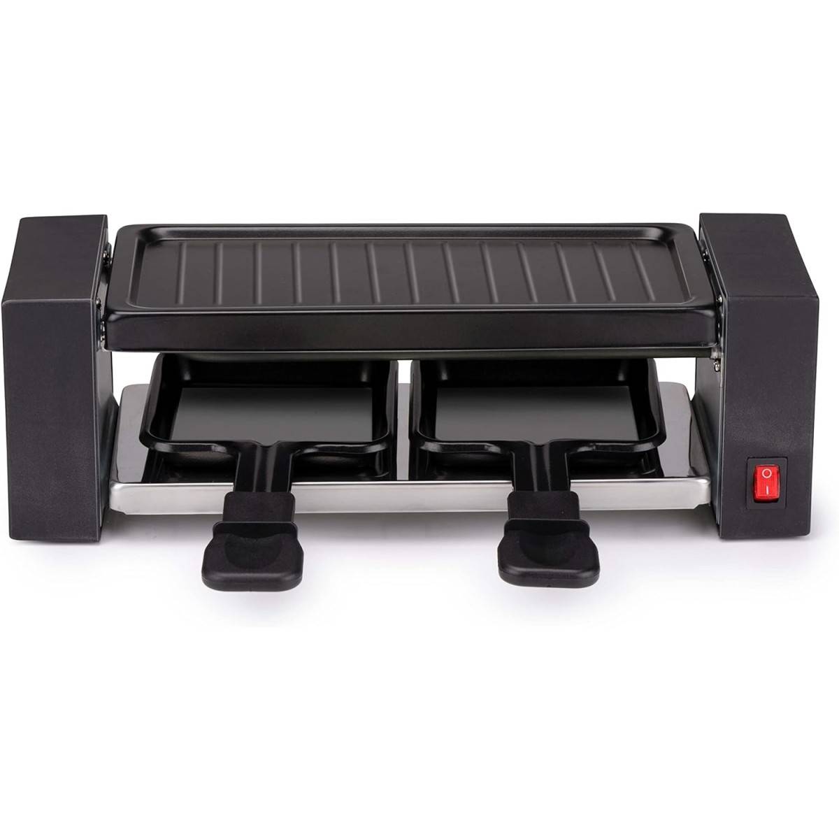 Alpina - Appareil à raclette 2 personnes 400W Polyvalent Grill + Raclette Revêtement Anti-adhésif Poelons et spatules 230V ALPINA - Imagen 1