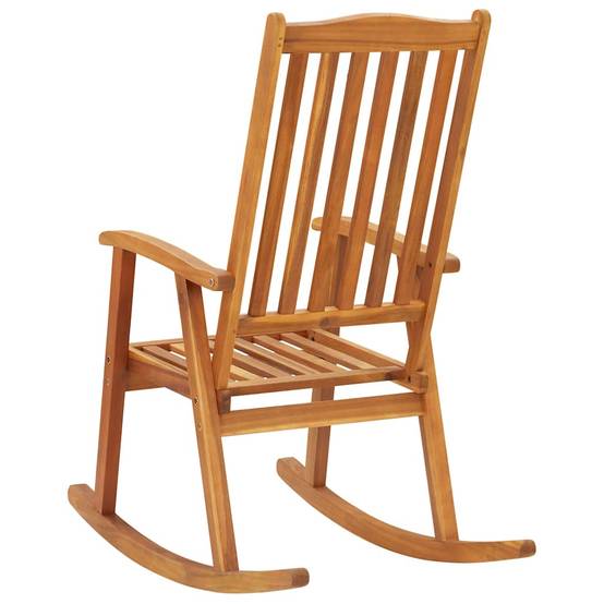 Vidaxl - Chaise à bascule bois d'acacia massif vidaXL 311844 - Image 4