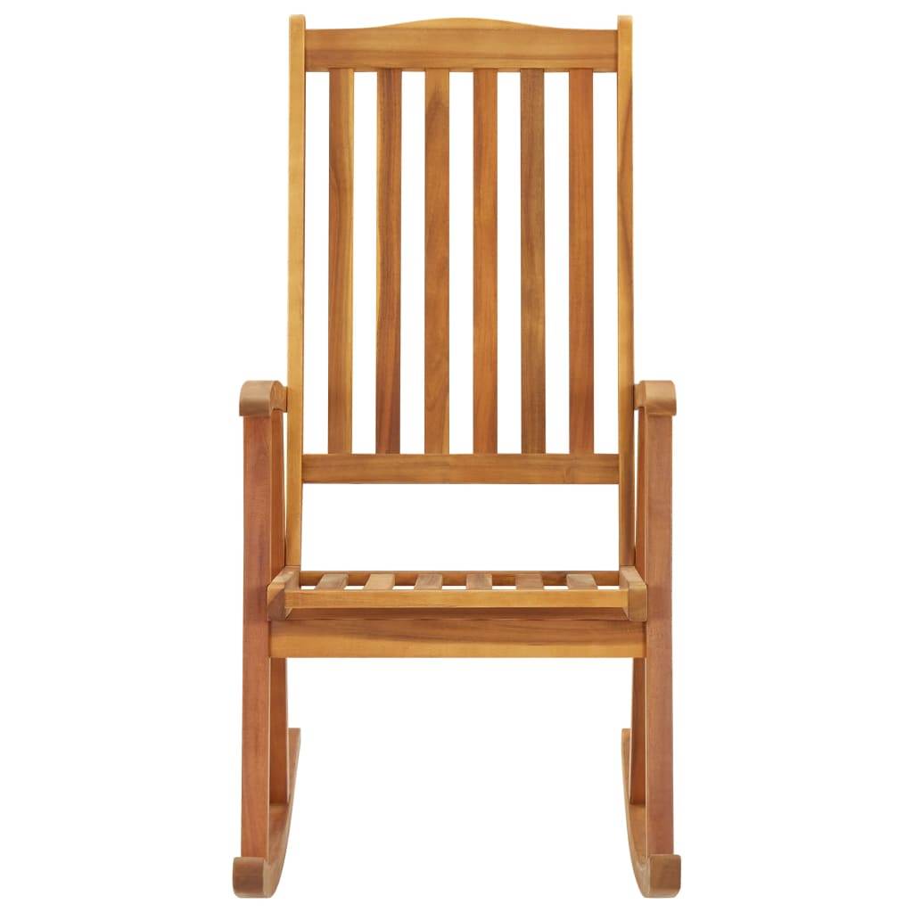 Vidaxl - Chaise à bascule bois d'acacia massif vidaXL 311844 - Image 2