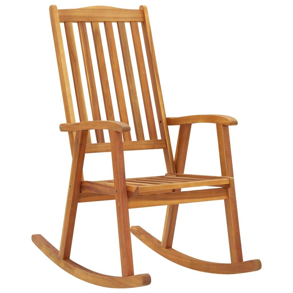 Vidaxl - Chaise à bascule bois d'acacia massif vidaXL 311844 - Image 1
