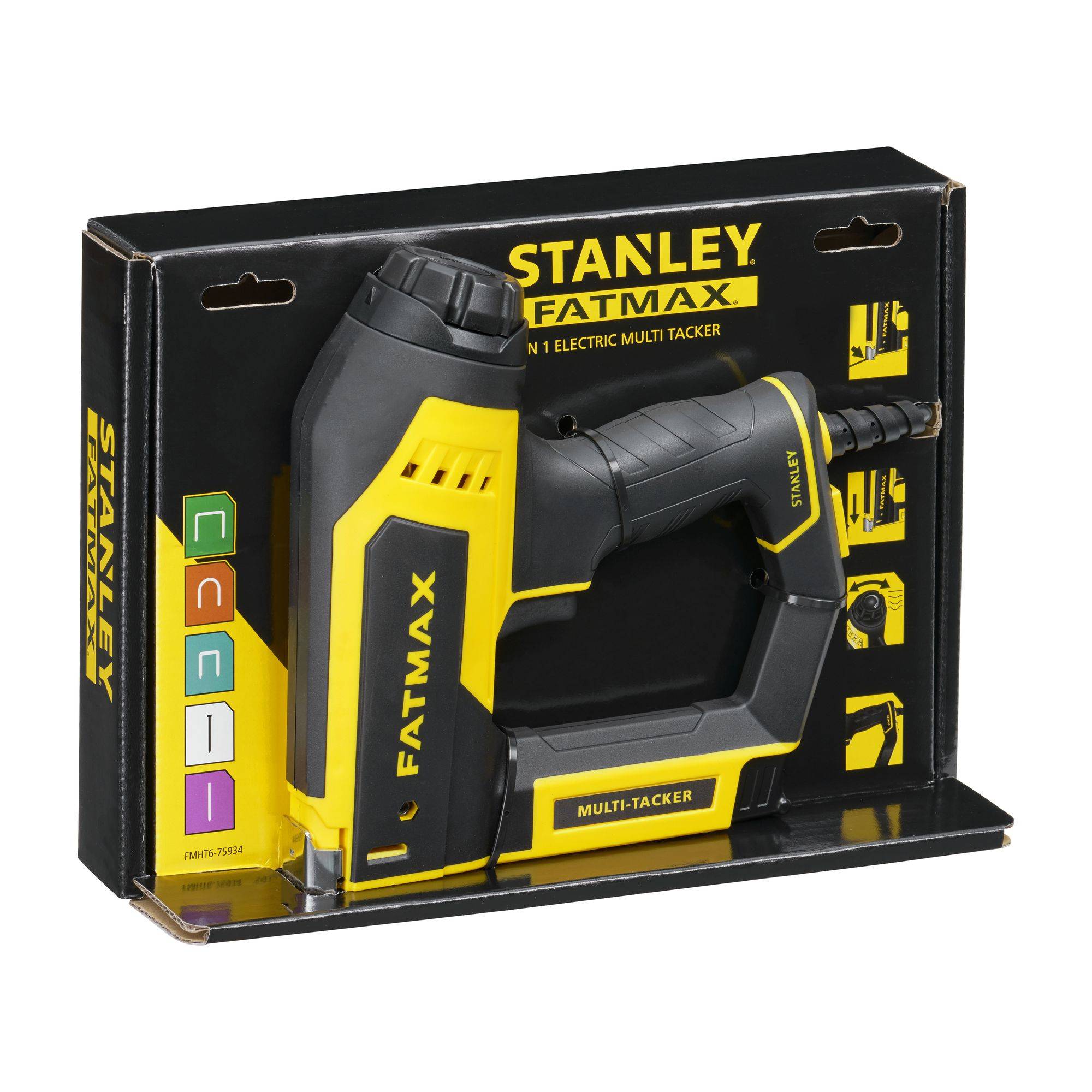 stanley - Agrafeuse-Cloueuse Electrique - 5 en 1 - pour 5 Types d'Agrafes et Clous - FATMAX - STANLEY, FMHT6-75934 - Image 2