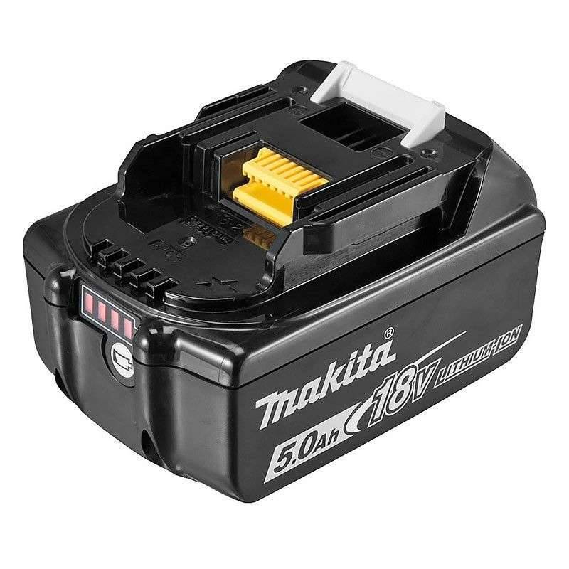 Makita - Ponceuse excentrique 18 V Li-Ion 5 Ah Ø 125 mm MAKITA - 2 batteries, chargeur, coffret - DBO180RTJ - Imagen 2