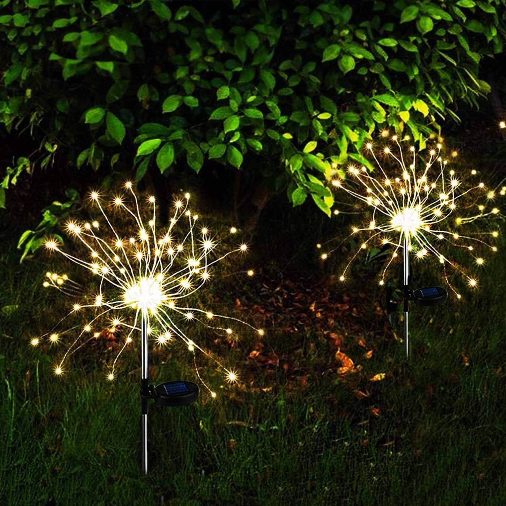 Lumisky - 2 Balises solaires à planter FIREWORKS SPIKE H97cm - Imagen 4