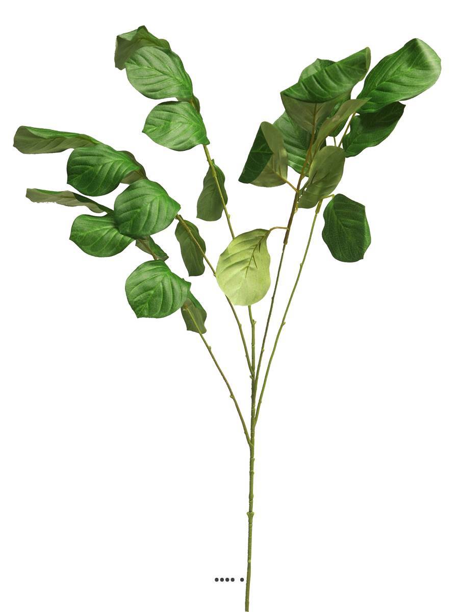 Artificielles - Branche de feuilles de Maranta leucineura artificielle, H118 cm - BEST - Imagen 3