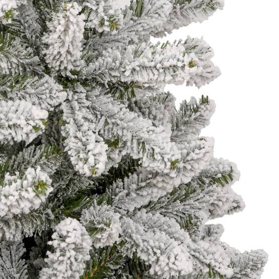 Sapin de Noël | Arbre de Noël artificiel à charnières avec neige floquée 270 cm Maison Chic - Image 6