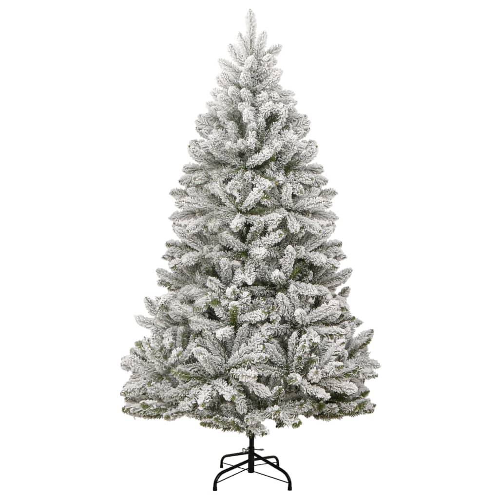 Sapin de Noël | Arbre de Noël artificiel à charnières avec neige floquée 270 cm Maison Chic - Image 1