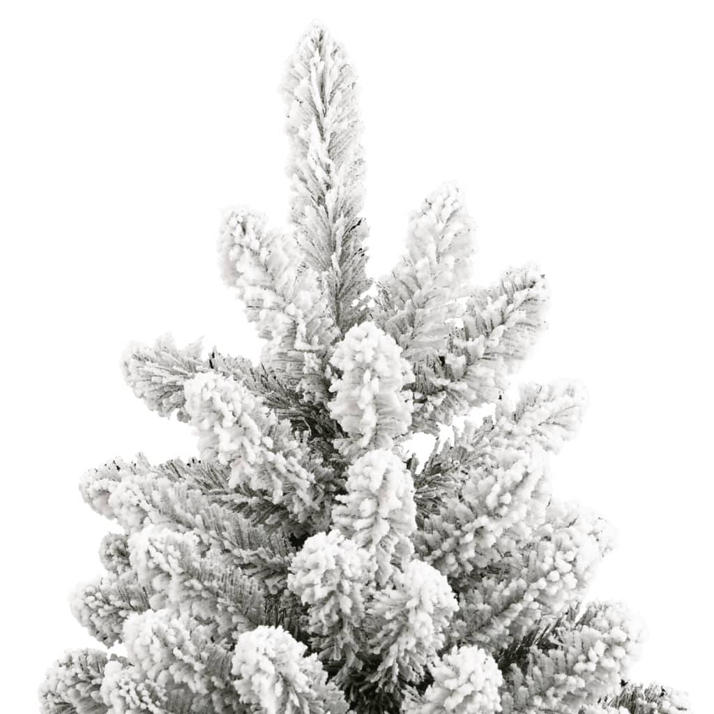 Sapin de Noël | Arbre de Noël artificiel à charnières avec neige floquée 270 cm Maison Chic - Image 4