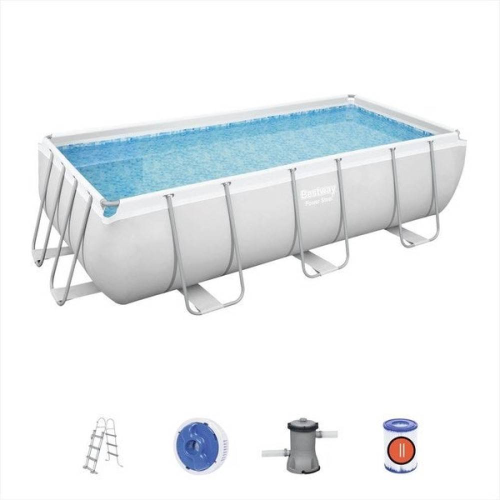 Bestway - Piscine hors-sol tubulaire Power Steel - L. 4.04 x l. 2.01 x H. 1 m Bestway - Image 1