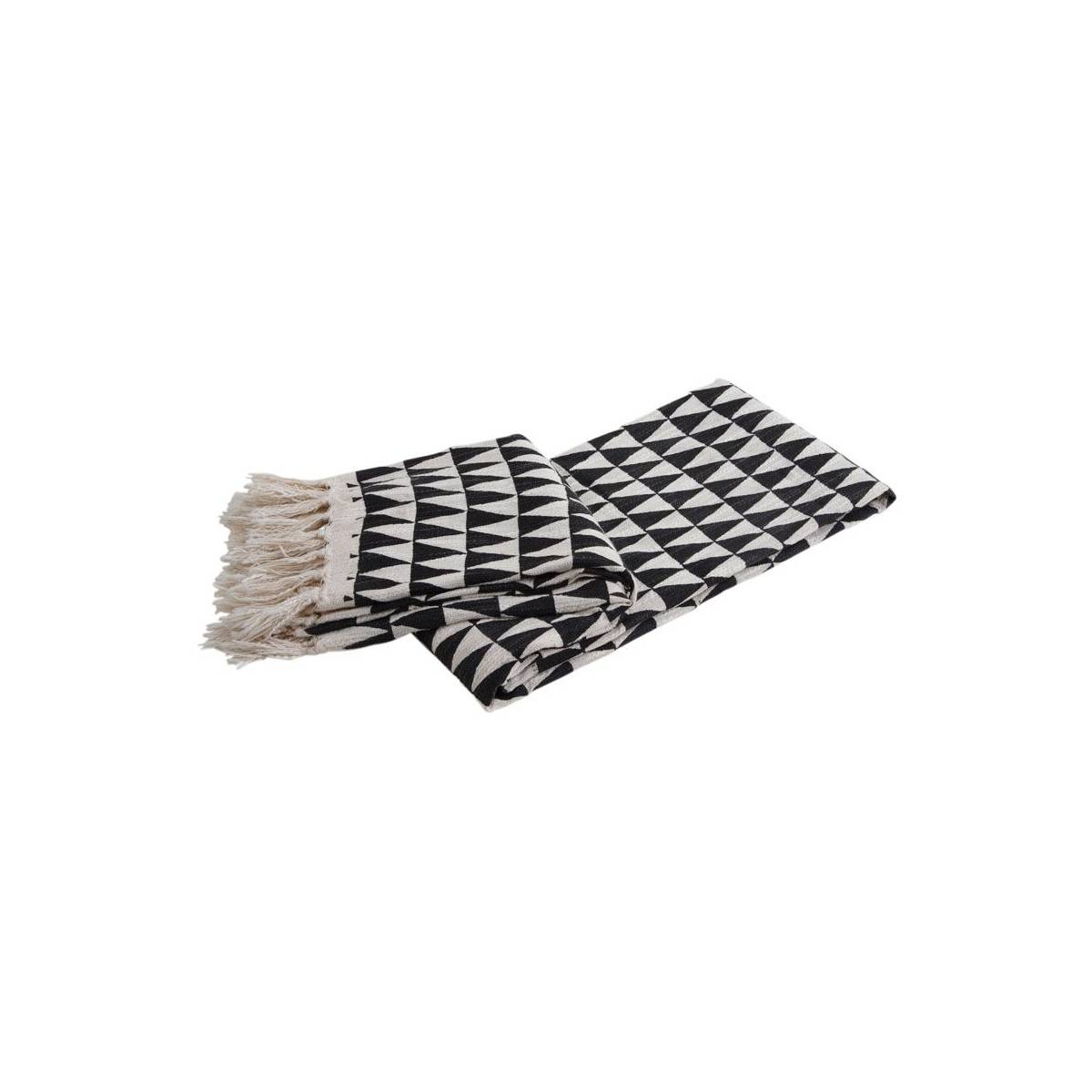 Aubry Gaspard - Plaid en coton triangles