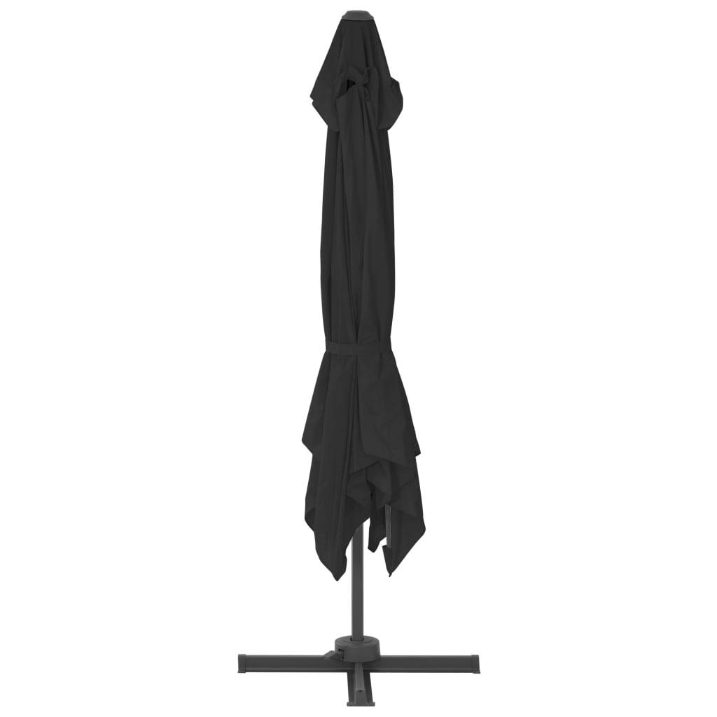 PANGIVO - Parasol déporté aluminium anthracite 300 x 300 x 258 cm, Poids:20.14kg - PANGIVO - Image 5
