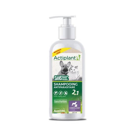 Shampooing 2 en 1 antiparasitaire - Actiplant' - LABORATOIRE AGECOM 250