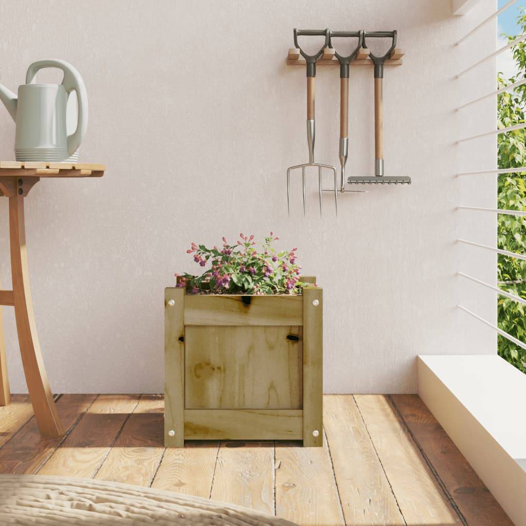 Maison Chic - Jardinière - Bac à Fleurs - Pot De Fleurs 31x31x31 cm bois de pin imprégné - Imagen 3