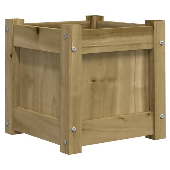 Maison Chic - Jardinière - Bac à Fleurs - Pot De Fleurs 31x31x31 cm bois de pin imprégné - Imagen 1