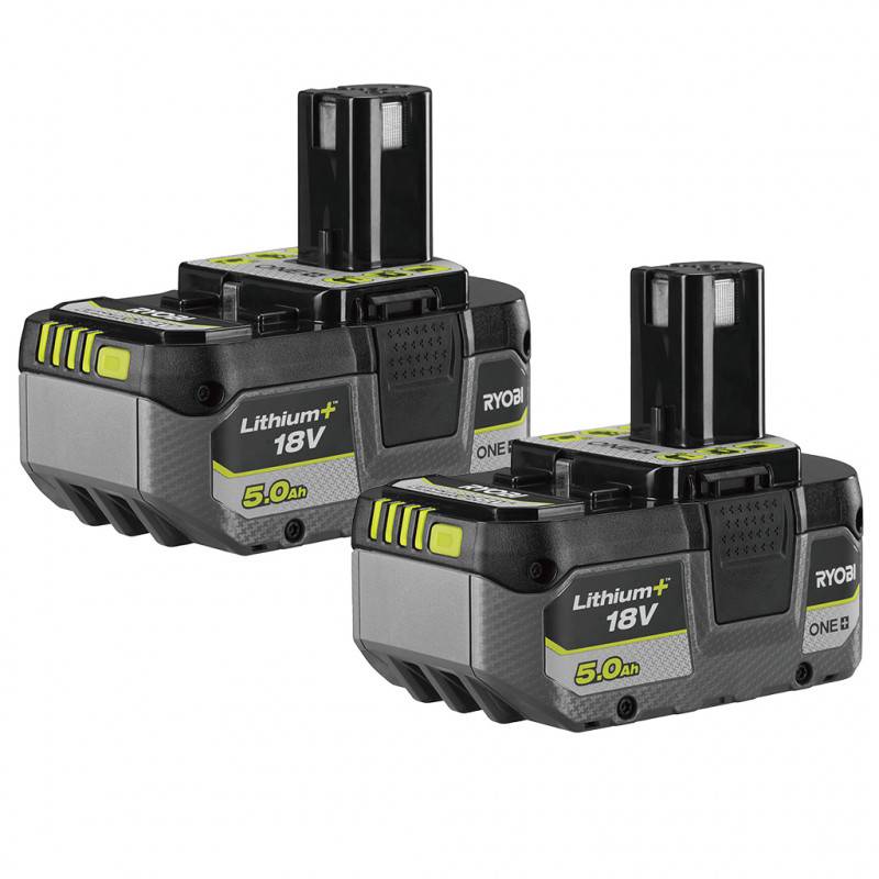 Ryobi - Lot de 2 Batteries RB1850XG 18V ONE+ 5,0Ah RYOBI - Image 1