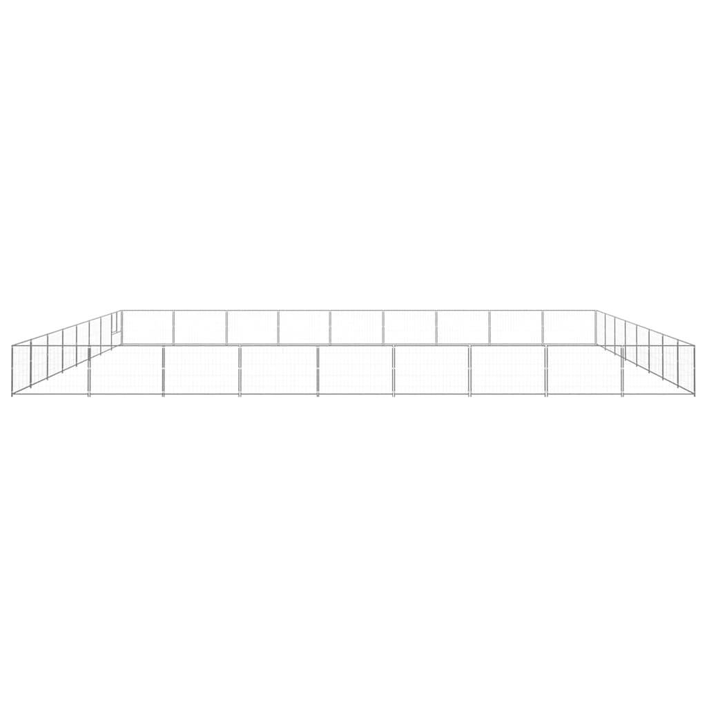 Vidaxl - Chenil Argenté 72 m² Acier vidaXL 3082191 - Imagen 5