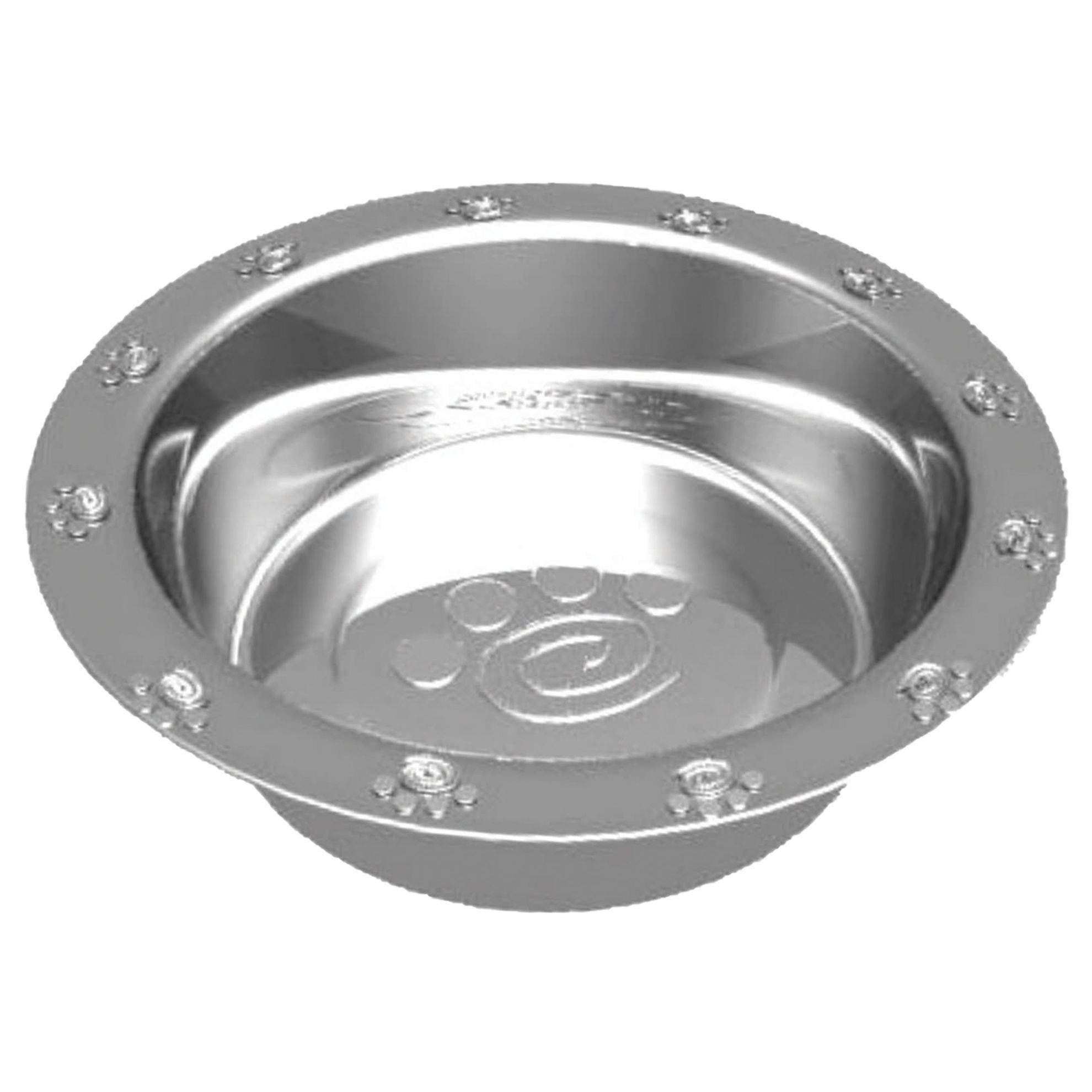 Gamelle inox motif patte Taille : 0,37 L IDEALDOG