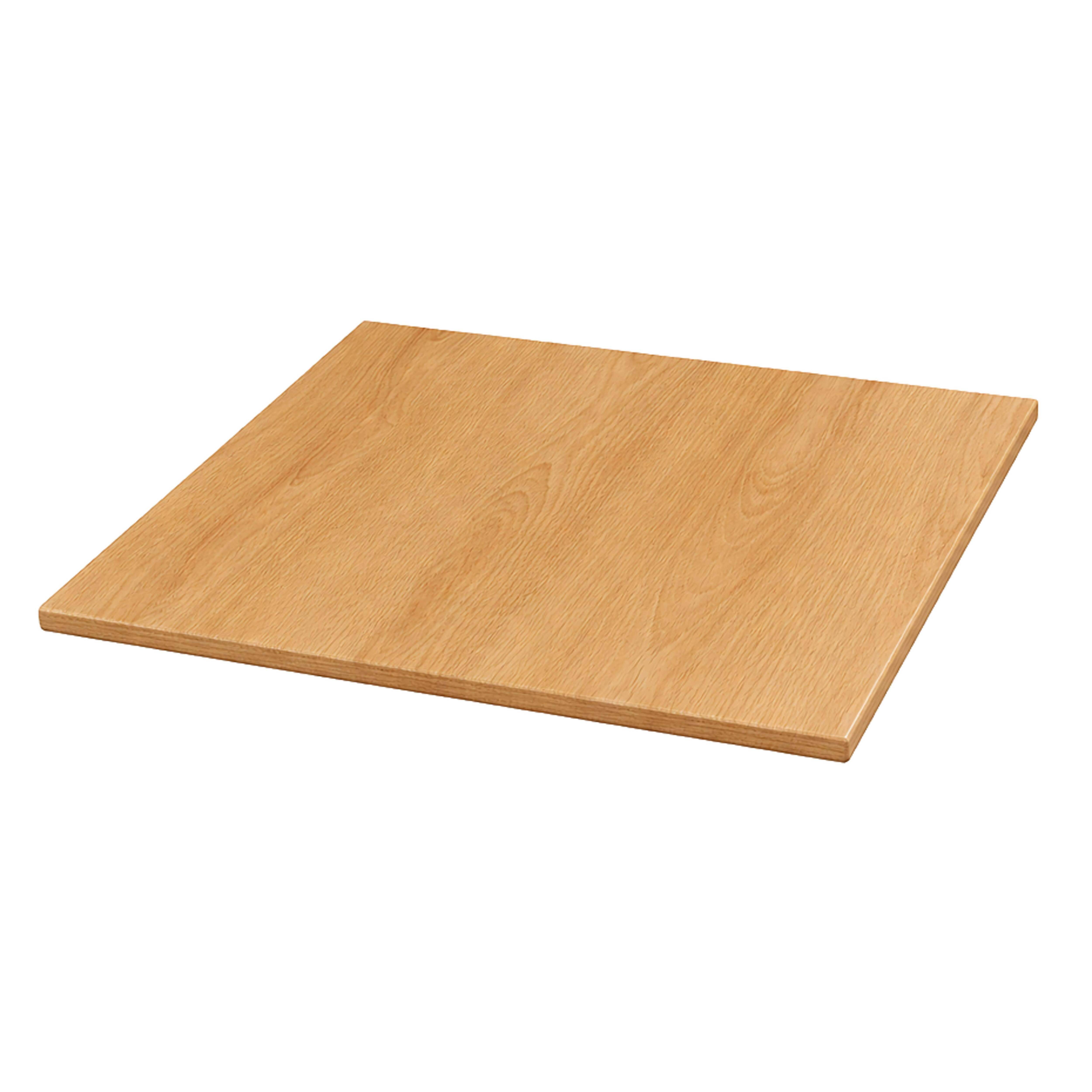 Oviala - Plateau de table carré stratifié 70 x 70 cm bois clair Haussmann - Oviala - Imagen 2