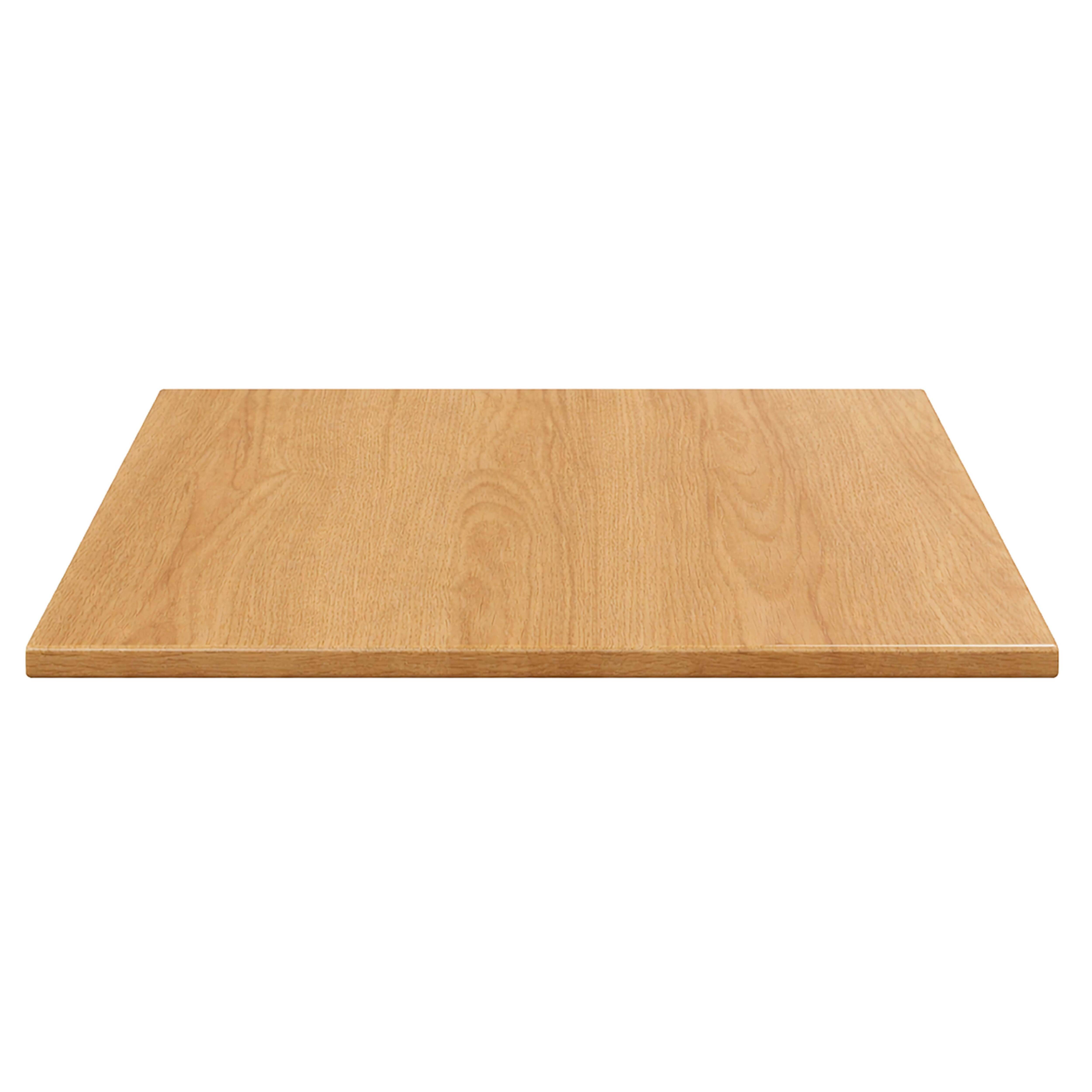 Oviala - Plateau de table carré stratifié 70 x 70 cm bois clair Haussmann - Oviala - Imagen 3