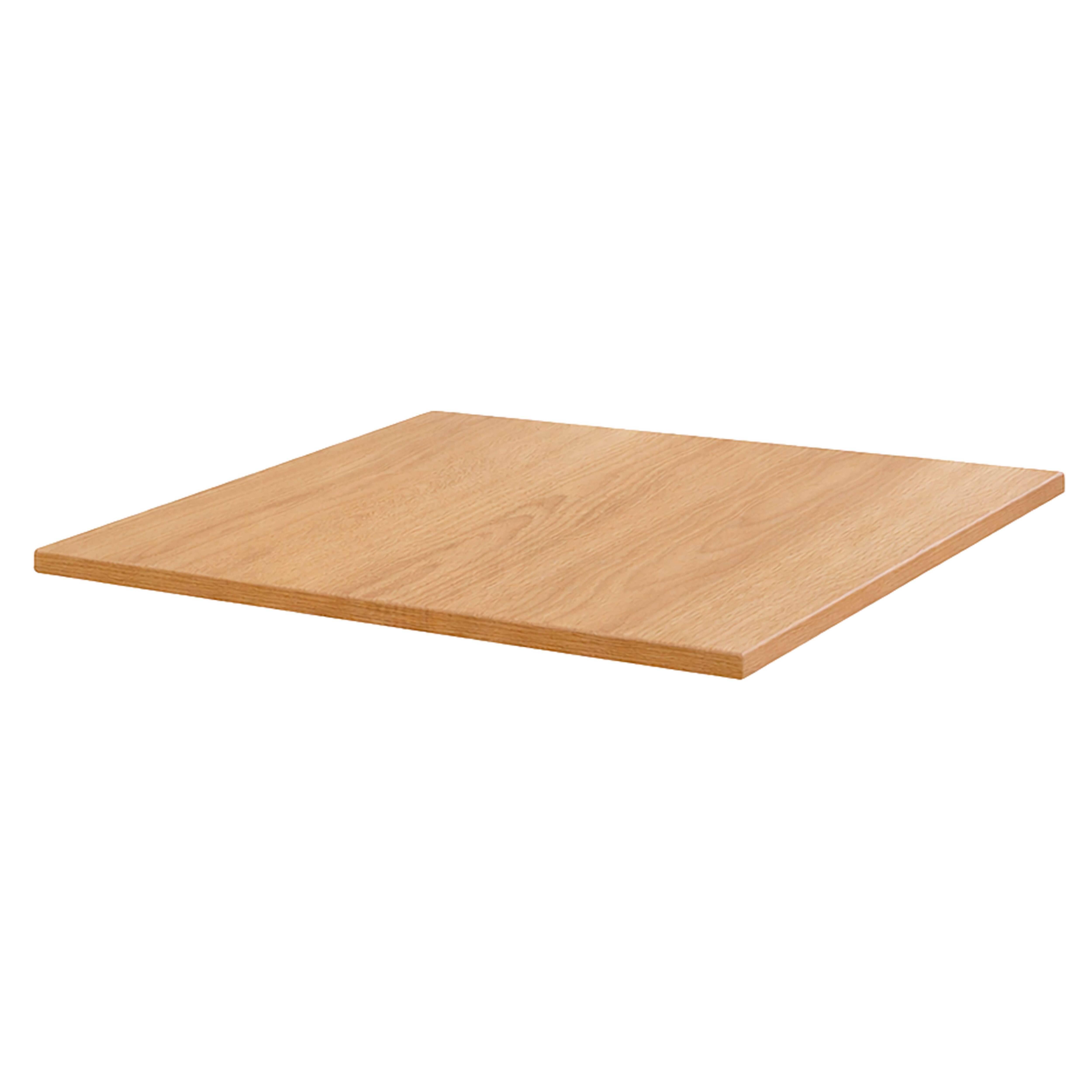 Oviala - Plateau de table carré stratifié 70 x 70 cm bois clair Haussmann - Oviala - Imagen 1