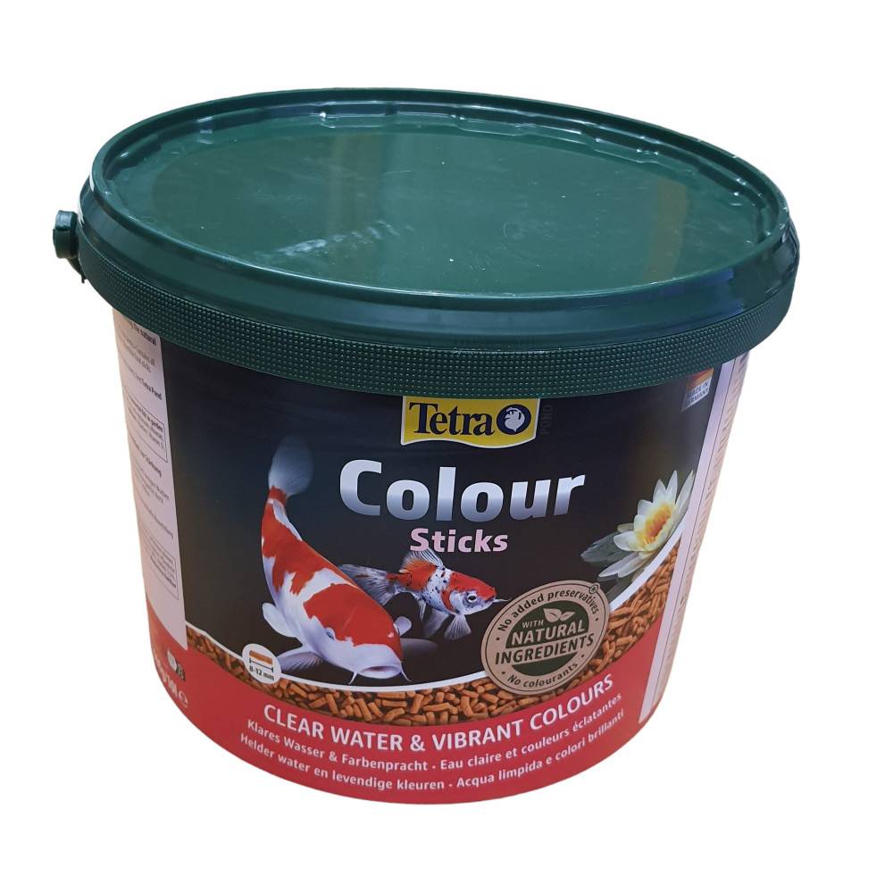 Tetra - Pond Sticks colour 8-12 mm, seau 10 litres 1.9 kg, TETRA pour poisson d'ornement de bassin de jardin - Imagen 3