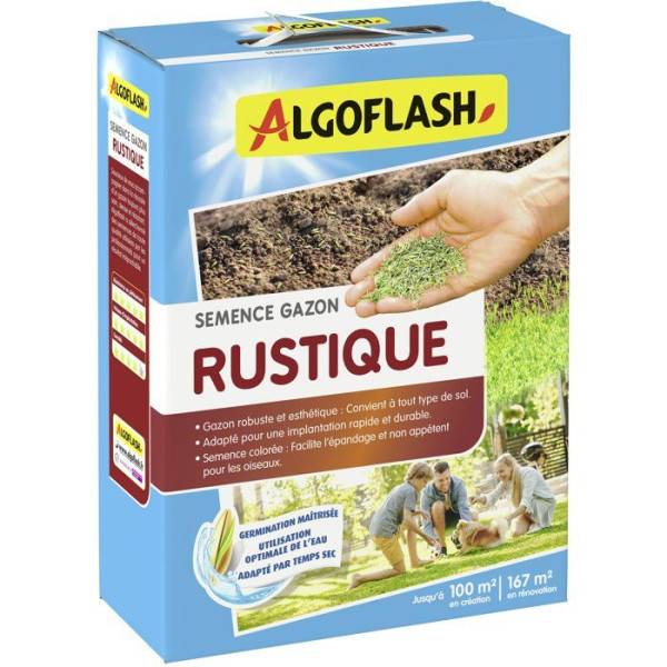 Algoflash - Semences gazon - ALGOFLASH - Rustique - 2,5 kg - Image 1