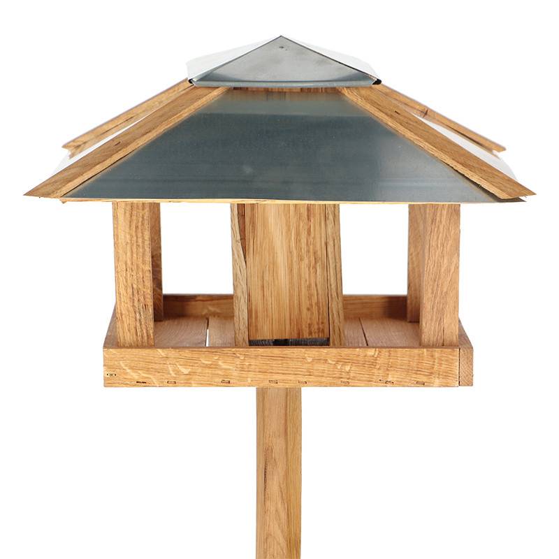 Esschert Design - Mangeoire oiseau Bois chêne avec Silo - Esschert Design - Imagen 2